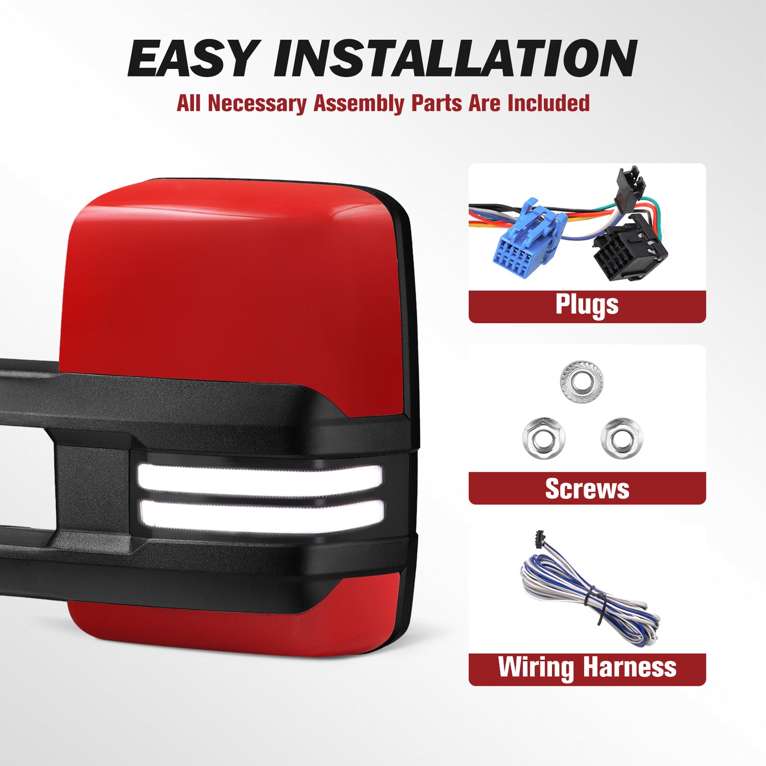 Besq-Custom-Extendable-Telescopic-Towing-Mirrors-for-2003-2007-Chevy-Silverado-GMC-Sierra-Yukon-Cadillac-Escalade-130XC03-easy-installation