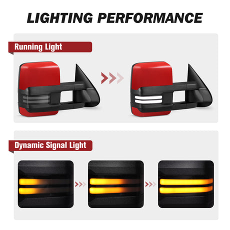 Besq-Custom-Extendable-Telescopic-Towing-Mirrors-for-2003-2007-Chevy-Silverado-GMC-Sierra-Yukon-Cadillac-Escalade-130XC03-lighting-performance