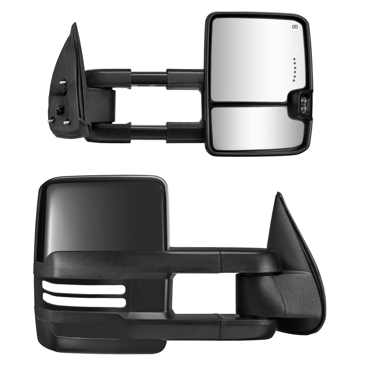 Besq-Custom-Extendable-Telescopic-Towing-Mirrors-for-2003-2007-Chevy-Silverado-GMC-Sierra-Yukon-Cadillac-Escalade-PBC03-SDB-manual-telescoping-folding