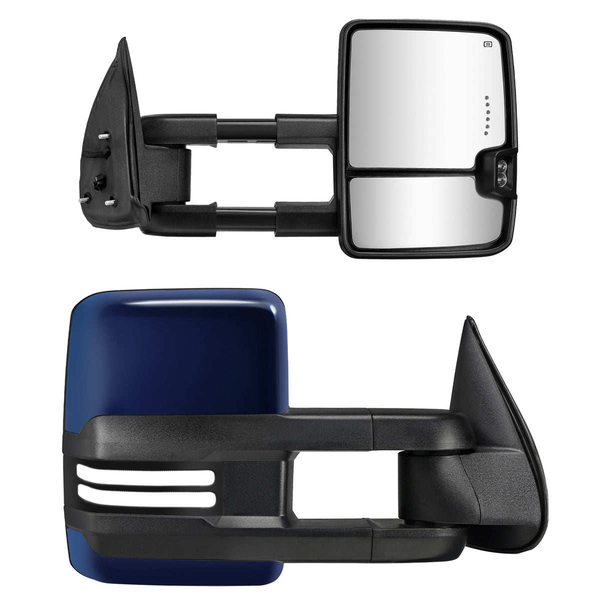 Besq-Custom-Extendable-Telescopic-Towing-Mirrors-for-2003-2007-Chevy-Silverado-GMC-Sierra-Yukon-Cadillac-Escalade-PLC03-SDB-manual-telescoping-folding