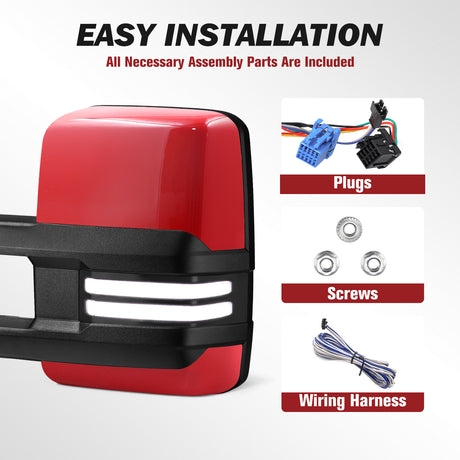 Besq-Custom-Extendable-Telescopic-Towing-Mirrors-for-2003-2007-Chevy-Silverado-GMC-Sierra-Yukon-Cadillac-Escalade-PRC03-SDB-easy-installation