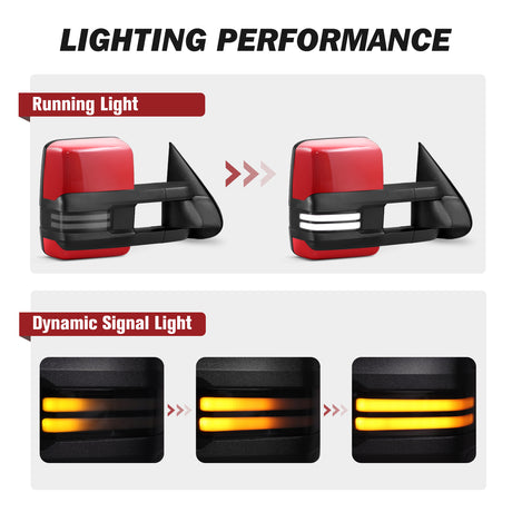 Besq-Custom-Extendable-Telescopic-Towing-Mirrors-for-2003-2007-Chevy-Silverado-GMC-Sierra-Yukon-Cadillac-Escalade-PRC03-SDB-lighting-performance