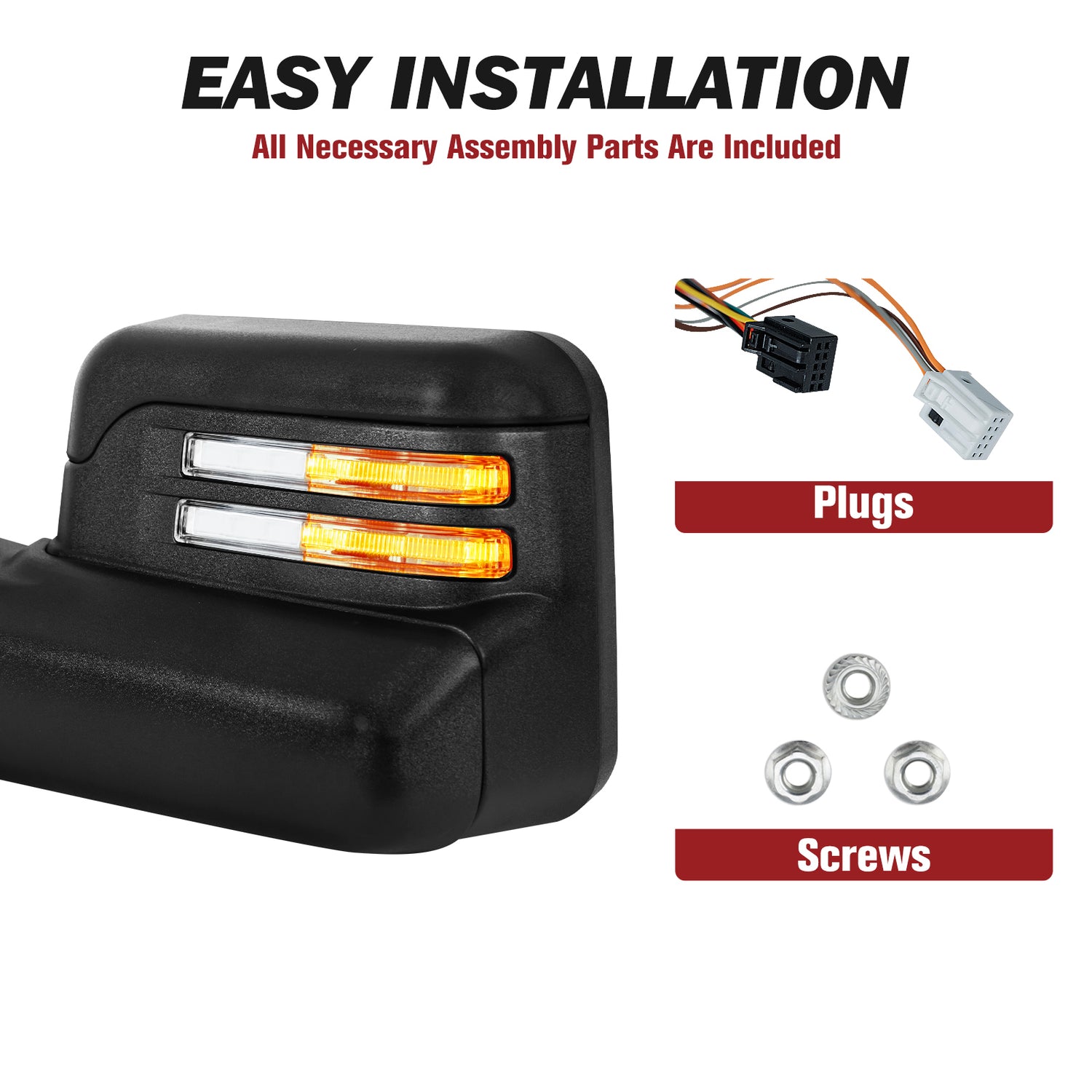 Besq-Custom-Telescopic-Towing-Mirrors-for-2009-2018-Dodge-RAM-1500/2500/3500-Trucks-S-Easy-Installation