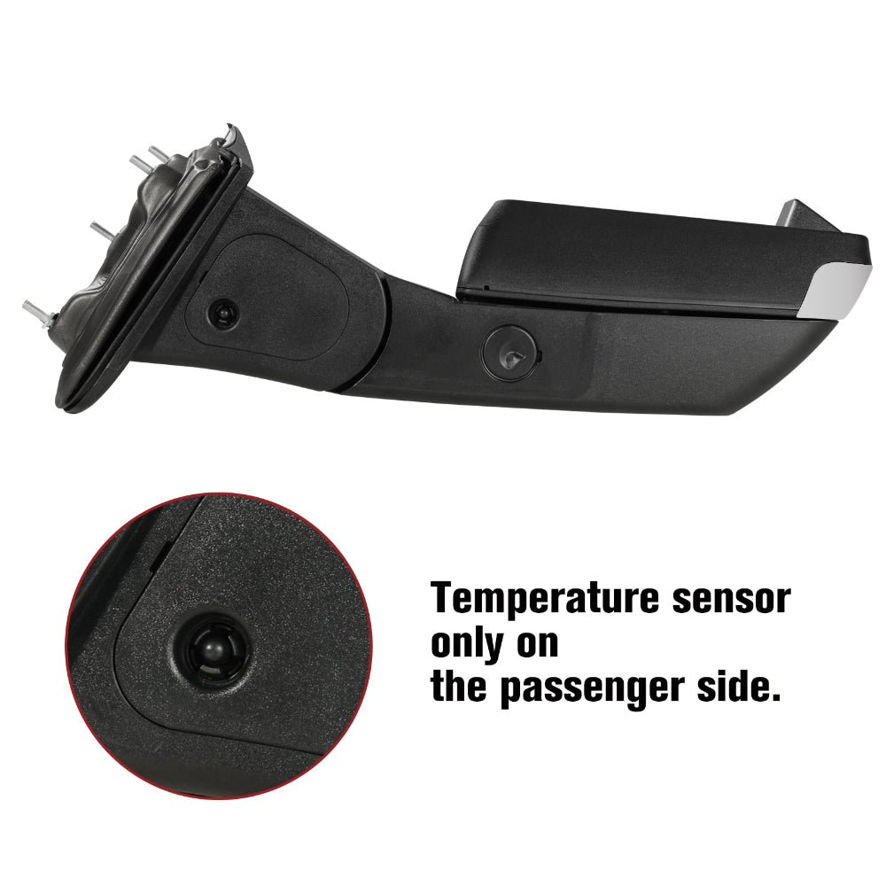 Besq-Extendable-Telescopic-Towing-Mirror-for-2014-2018-Chevy-Silverado-CSDB-Temperature-Sensor