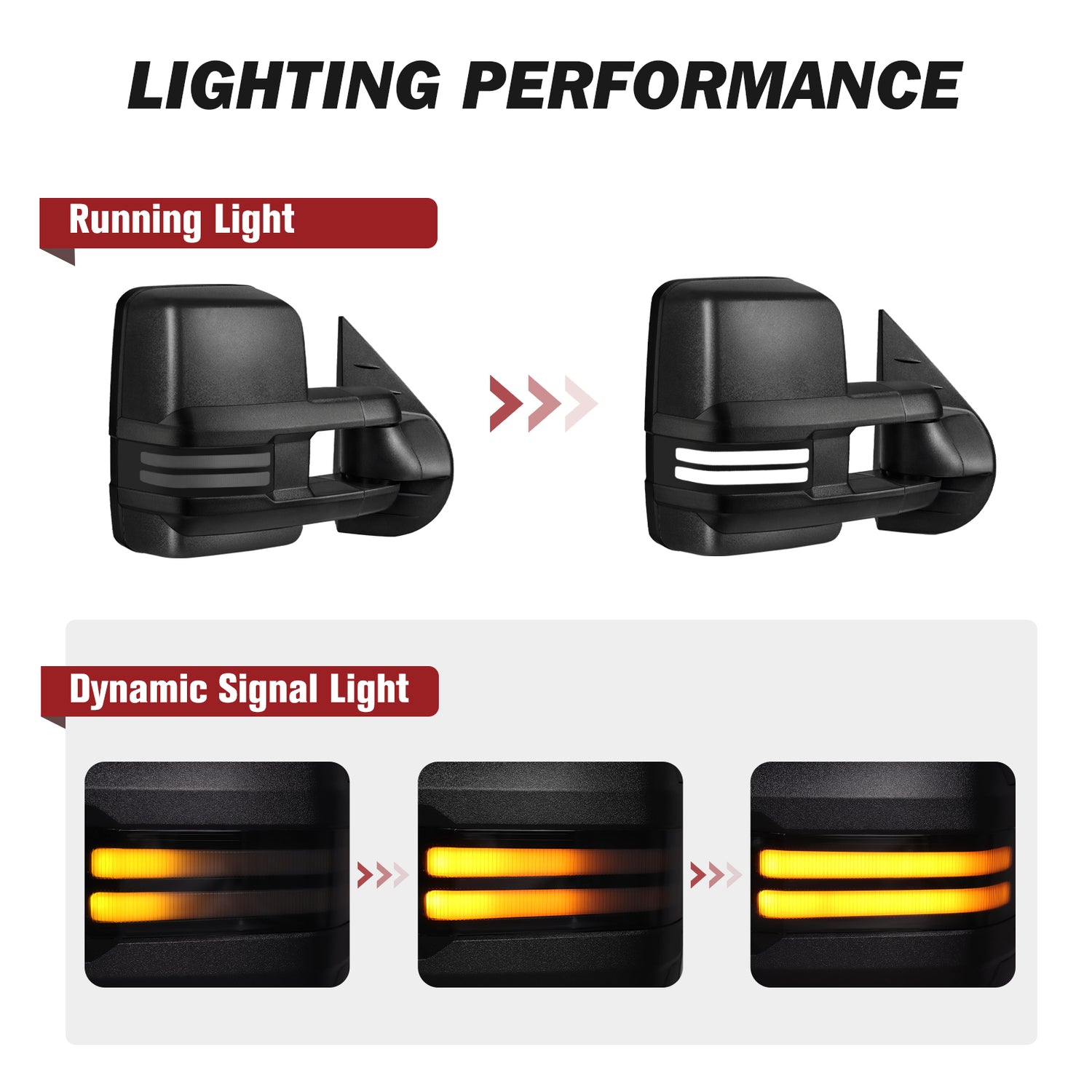 Besq-Telescopic-Towing-Mirrors-for-2007-New-body-2013-Chevy-Silverado-GMC-Sierra-B07-SDB-lighting-performance