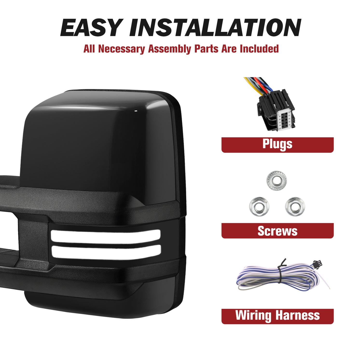 Besq-Telescopic-Towing-Mirrors-for-2007-New-body-2013-Chevy-Silverado-GMC-Sierra-PB07-SDB-easy-installation