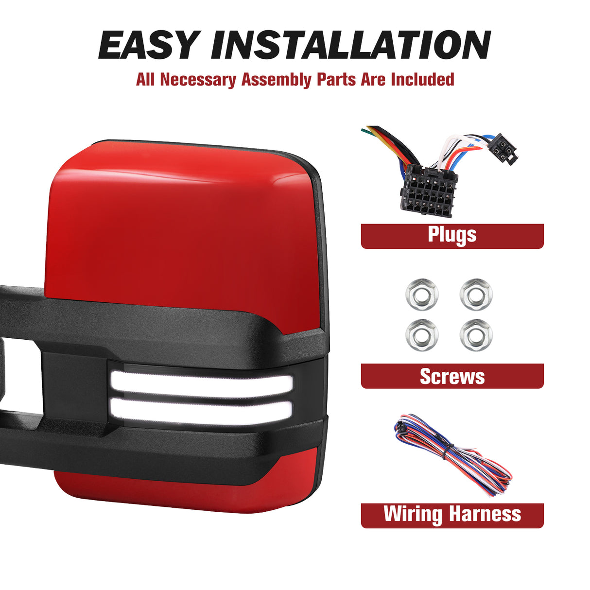 Besq-Telescopic-Towing-Mirrors-for-2014-2019-Chevy-Silverado-GMC-Sierra-Custom-Extendable-Design-130X14-SDB-easy-installation