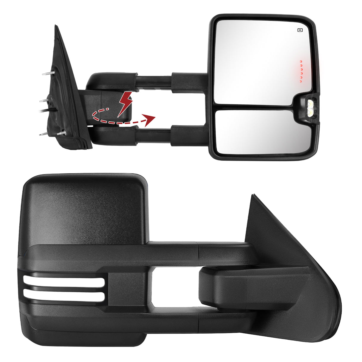 Besq-Telescopic-Towing-Mirrors-for-2014¨C2019-Chevy-Silverado-GMC-Sierra-Custom-Extendable-Design-BC14-SDBP-2