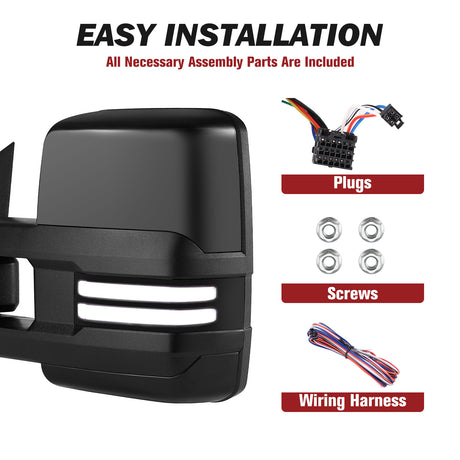 Besq-Telescopic-Towing-Mirrors-for-2014_2019-Chevy-Silverado-GMC-Sierra-Custom-Extendable-Design-PBC14-SDBP-easy-installation
