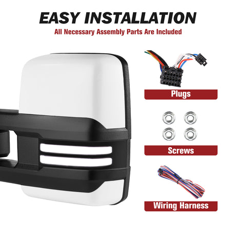 Besq-Telescopic-Towing-Mirrors-for-2014_2019-Chevy-Silverado-GMC-Sierra-Custom-Extendable-Design-PWC14-SDB-easy-installation