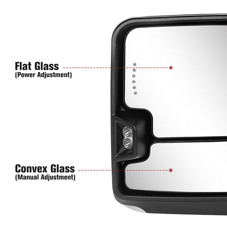 Besq-Extendable-Telescopic-Towing-Mirror-for-2007-2013-Chevy-Silverado-GMC-Modern-Design-for-Classic-Models-07CSDB-Functions