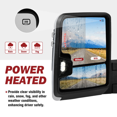 Besq-Extendable-Telescopic-Towing-Mirror-for-2007-2013-Chevy-Silverado-GMC-Modern-Design-for-Classic-Models-07CSDB-Power-Heated